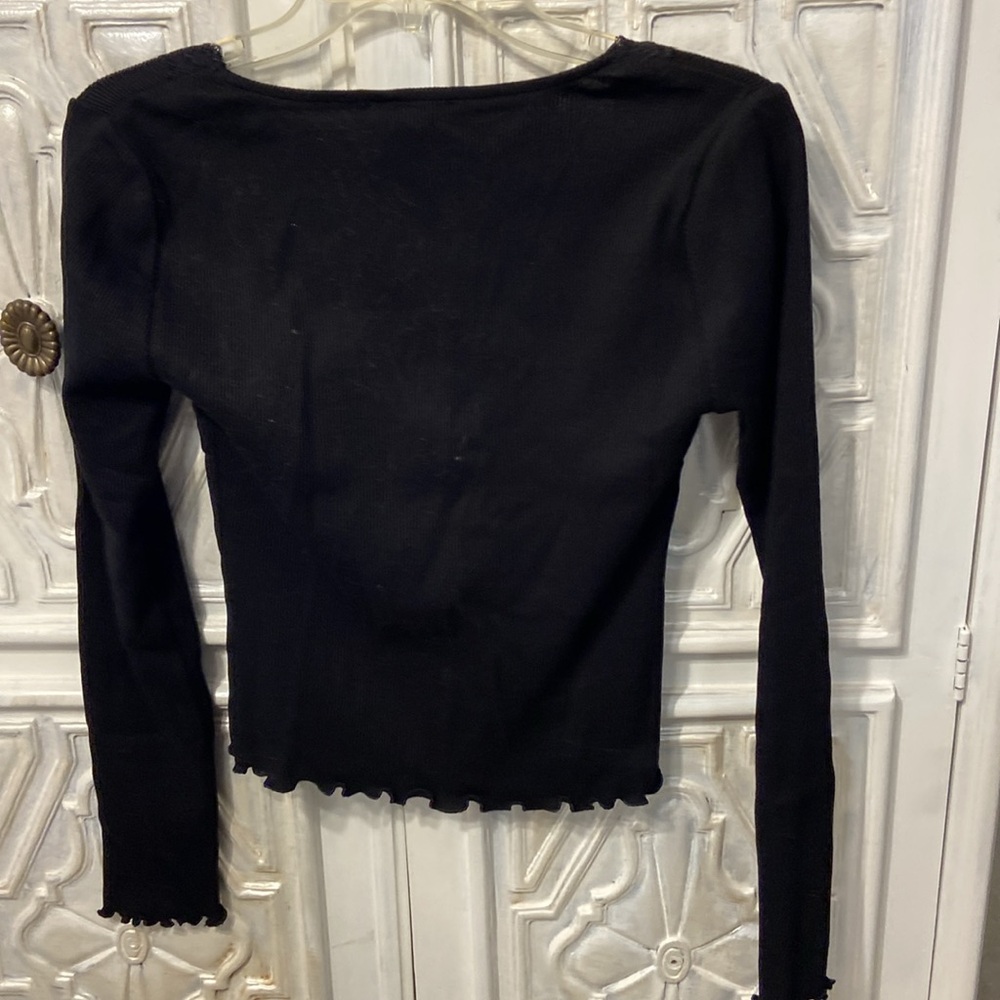 Final price accepted 💎NWT BLACK LACE CROP TOP - Picture 5 of 8